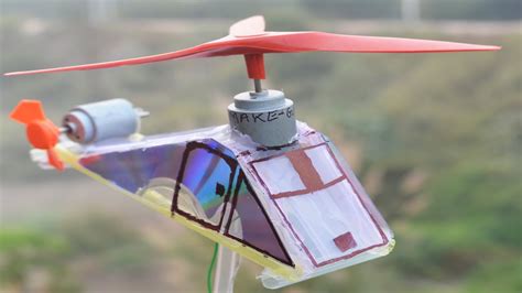 how to make flying helicopter at home